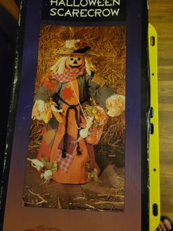 Vintage Halloween Scarecrow Decoration