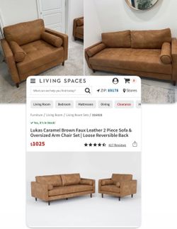 Couch And loveseat 