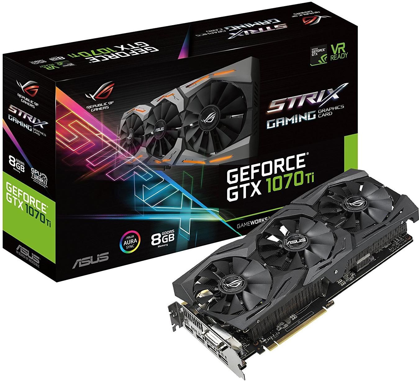 ROG-STRIX-GTX1070TI-A8G-GAMING Graphics Card (GPU)