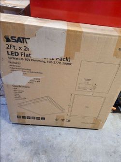 Satco Nuvo LED Backlit Flat Panel Lights (2)
