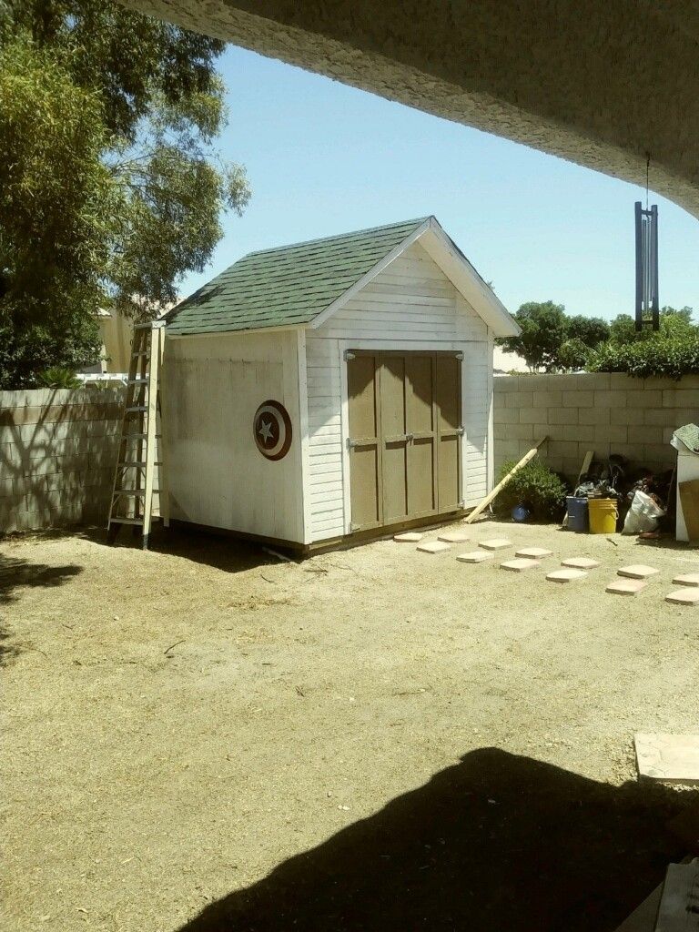 Large wood shed