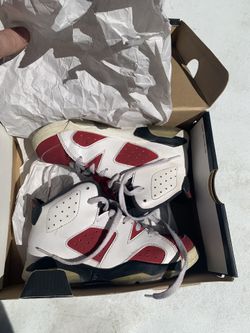Jordan 6 Carmine Kids Size 12c