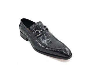 Crocodile calfskin loafer size 14