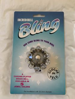 Bicycle Bell - Incredibell Bling Clear Bling Bell - New