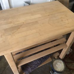 Butcher Block Table