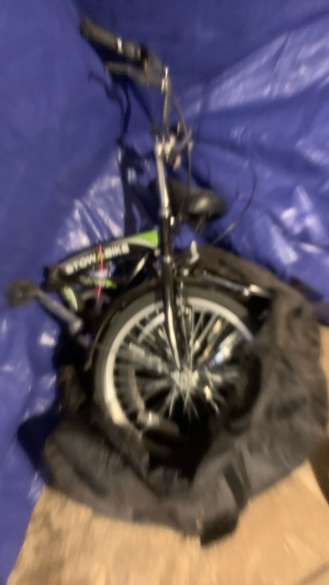 Black Folding Bike /with Carrying Bag 