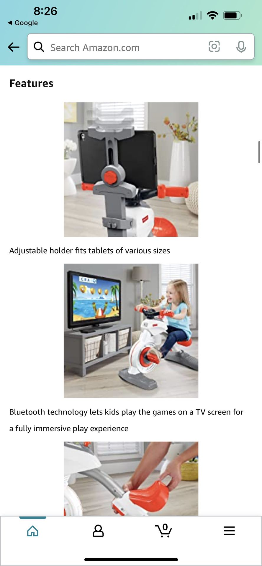 Smart Cycle By Fisher-Price Think & Learn Kids Ages 2 To 7. Learning With Fun Games. Kids Learn With Racing Math And English Vocab, i-pad Not Included