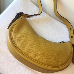 Coach Soft Leather Luna Shoulder Bag 