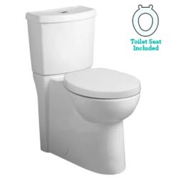 American Standard Studio Round-Front Two-Piece DUAL FLUSH Toilet with Concealed Trapway