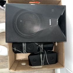 Subwoofer & Sony Sound System 