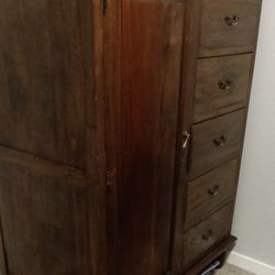 Tropical Salvage Dresser , Hutch