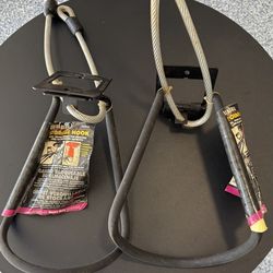 Storage Hooks, Lockable, Wall Mount (Pair)