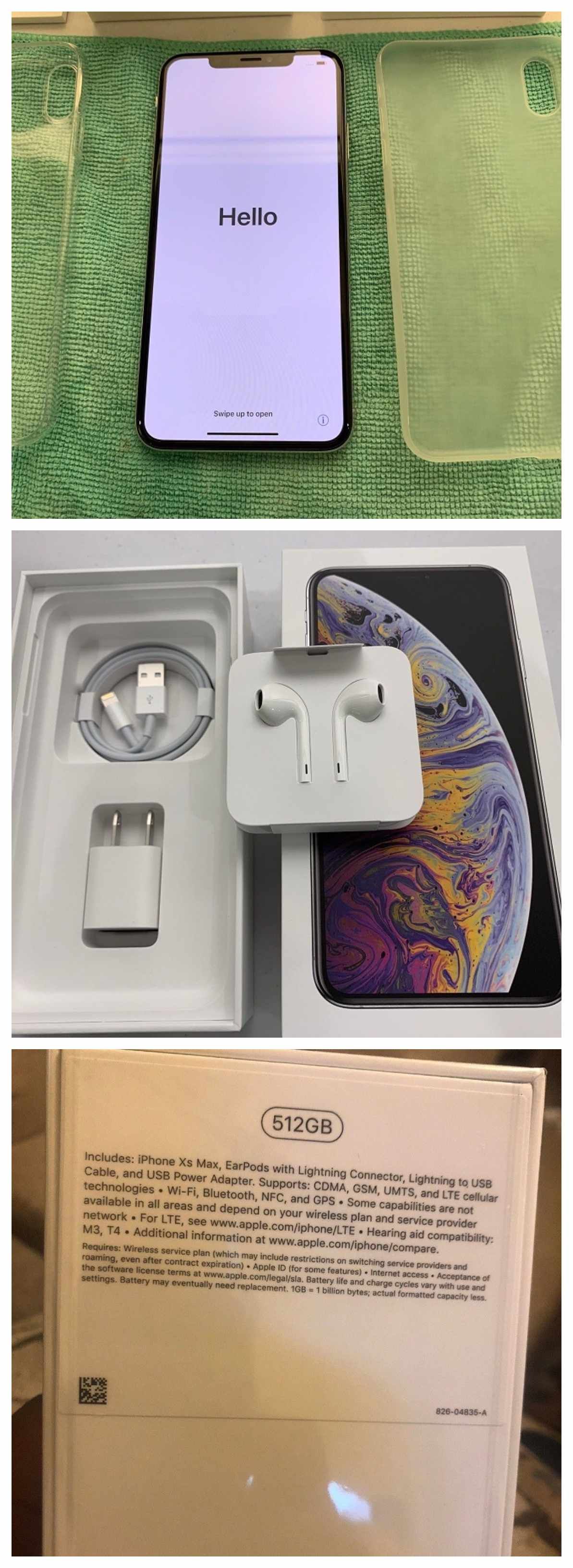 Factory UnlockediPhone XS Max 512GB Silver