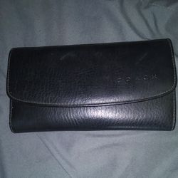 Black Leather Coach Wallet
