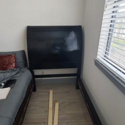 Dark Cherry Twin Bed Frame