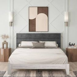 Queen Size Bed Frame With Mattress 