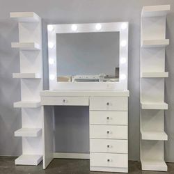 VANITY FOR MAKEUP  (shelves sold separately  
