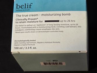 BRAND NEW Belif The True Cream Moisturizing Bomb: Purchased from Sephora! Paid $67, Never Opened, Still in Box. Value Size 100ml/3.3 oz.