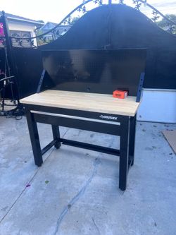 Husky work table with drawer