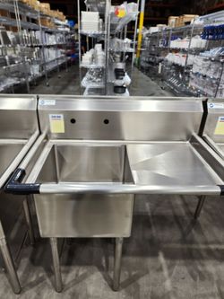 🌟NSF Commercial Sink Right Drainboard (Escurridor Derecho para Fregadero Comercial)