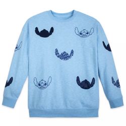Disney Lilo & Stitch Blue Icon Sweatshirt