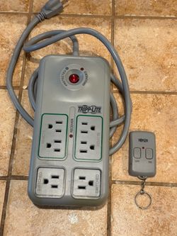 Tripp Lite 6 Outlet Surge Protector Power Strip Remote Controlled