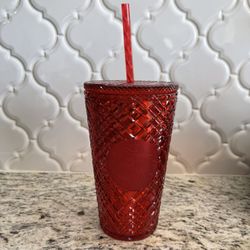 Starbucks Red Jeweled Grande Tumbler
