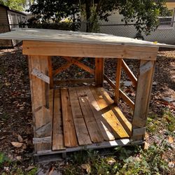 Custom Built Wooden Dog House