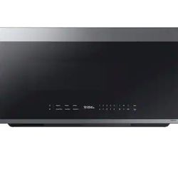 Samsung - Bespoke 2.1 Cu. Ft. Over-the-Range Microwave with Sensor Cooking and Auto Dimming Glass Touch Controls - Stainless Steel