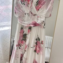 Elegant Floral Maxi Dress