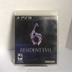 PS3 Resident Evil 6 (Sony PlayStation 3)