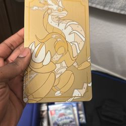 Pokemon Scarlet And Violet Gold Steelbook No Games