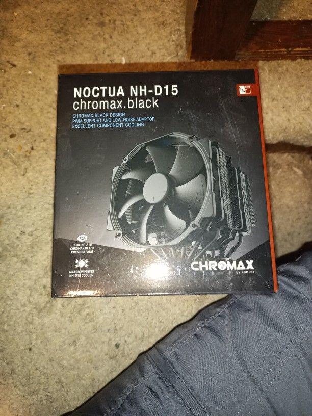 Noctua NH-D15 https://offerup.com/redirect/?o=Y2hyb21heC5CbGFjaw==, Dual-Tower CPU Cooler (140mm, Black).