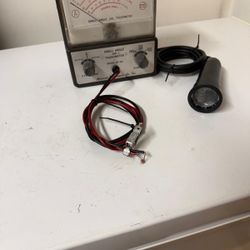Vtg Dwell Angle & Tachometervwith Timing Light For Automobiles & Combustible Motors OBO