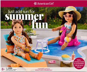 New American Girl Summer Fun Pool Set