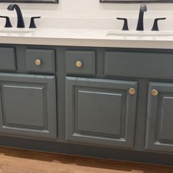 Quartz Double Bathroom Vanity