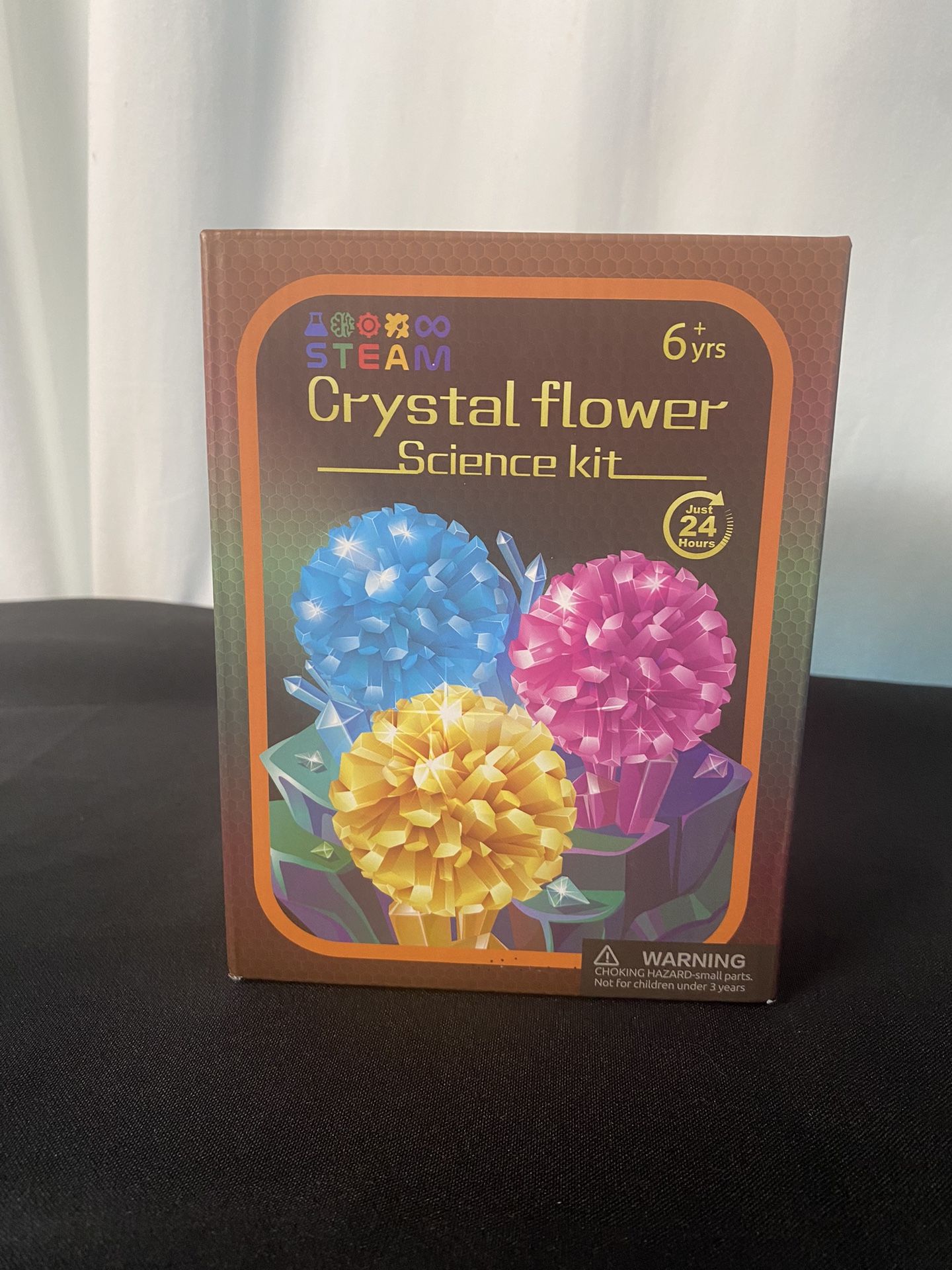 Steam Crystal Flower Science Growing Kit Kids 6+ Years (24 Hours) Brand New (Retail $30+)