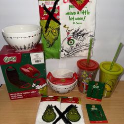 GRINCH CHRISTMAS ITEMS   ⬇️⬇️⬇️