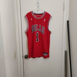 Adidas Chicago Bulls Red Jersey Size L
