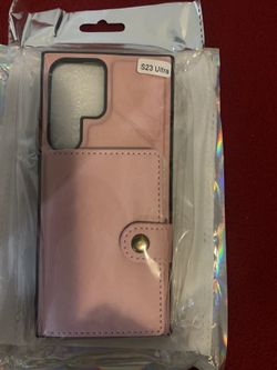 Samsung Galaxy S23 Ultra Card Wallet, Rose Gold