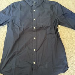 New- Navy Blue Shirt Size Small