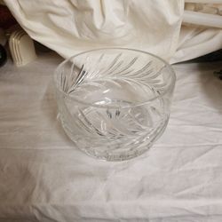 Deep Crystal Bowl Heavy 