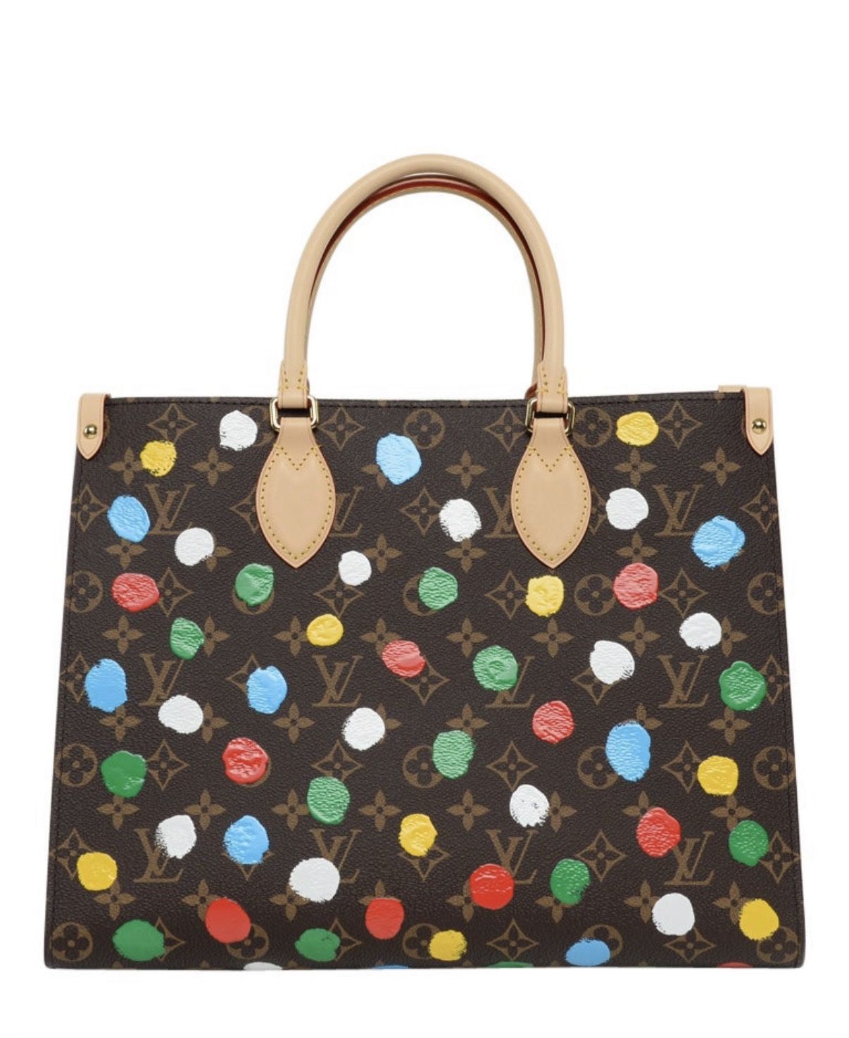 Louis Vuitton OnTheGo MM Yayoi Kusama Limited Edition NEW Full-Set