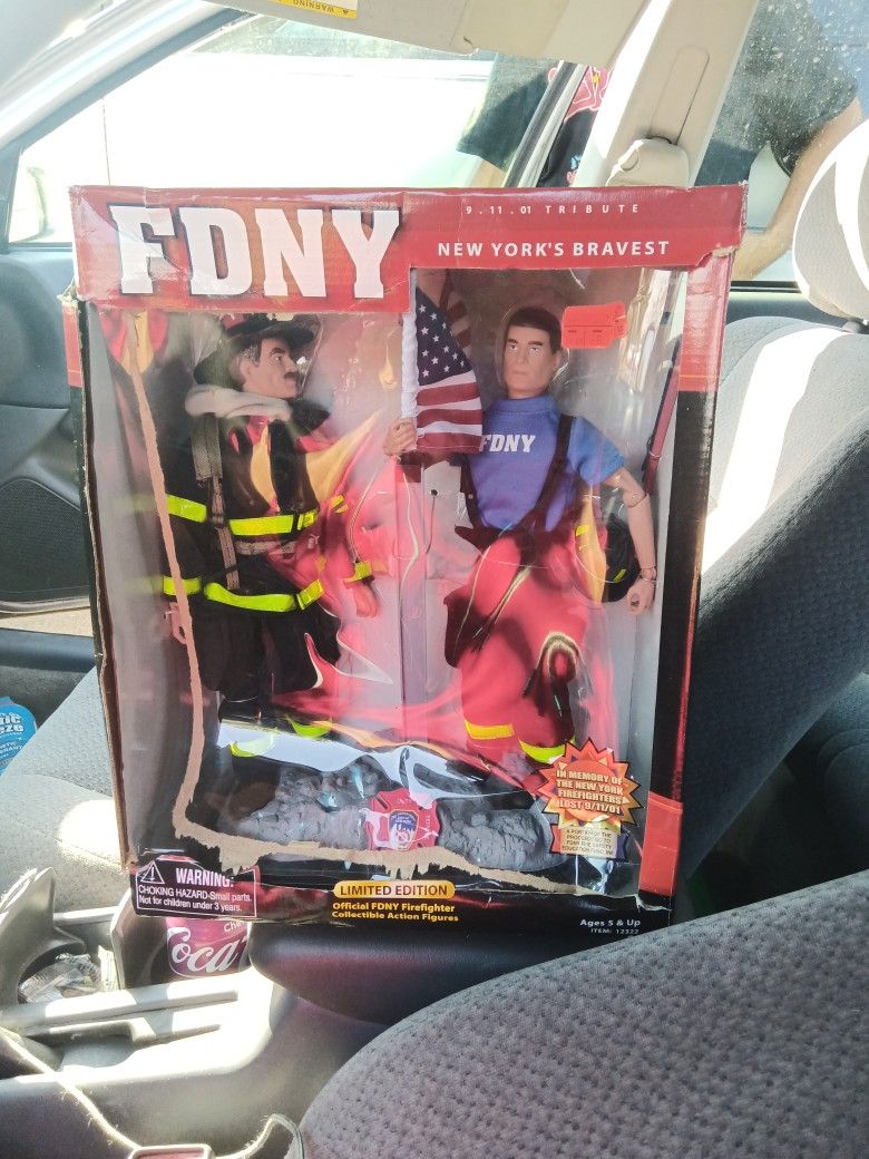 Limited Edition Official FDNY Firefighter Collectible Action Figure