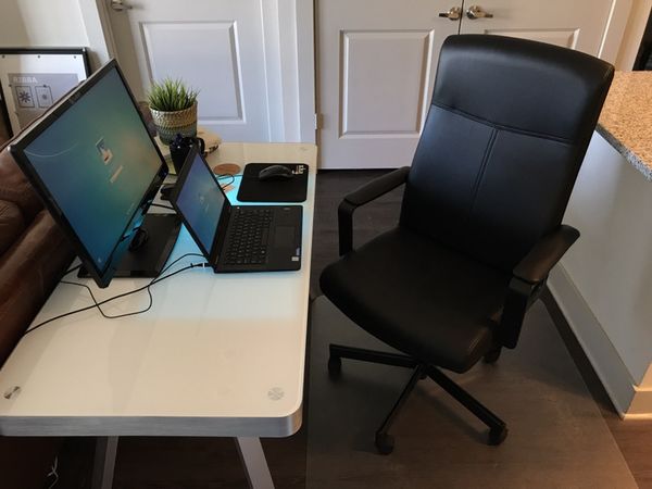 Ikea Millberget Swivel Chair Bomstad Black Home Office Height Adjustable For Sale In Dallas Tx Offerup