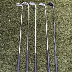 golf clubs -irons and hybrid