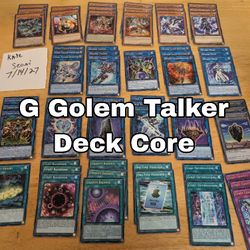 Yu-Gi-Oh G Golem Talker Deck Core 