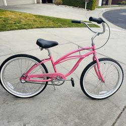 sixthreezero Urban Lady Beach Cruiser Bike, Women's 3 Speed Hybrid Bicycle