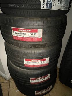 235/45/17 LANSPIDER 4 new tires installed and balanced ✅