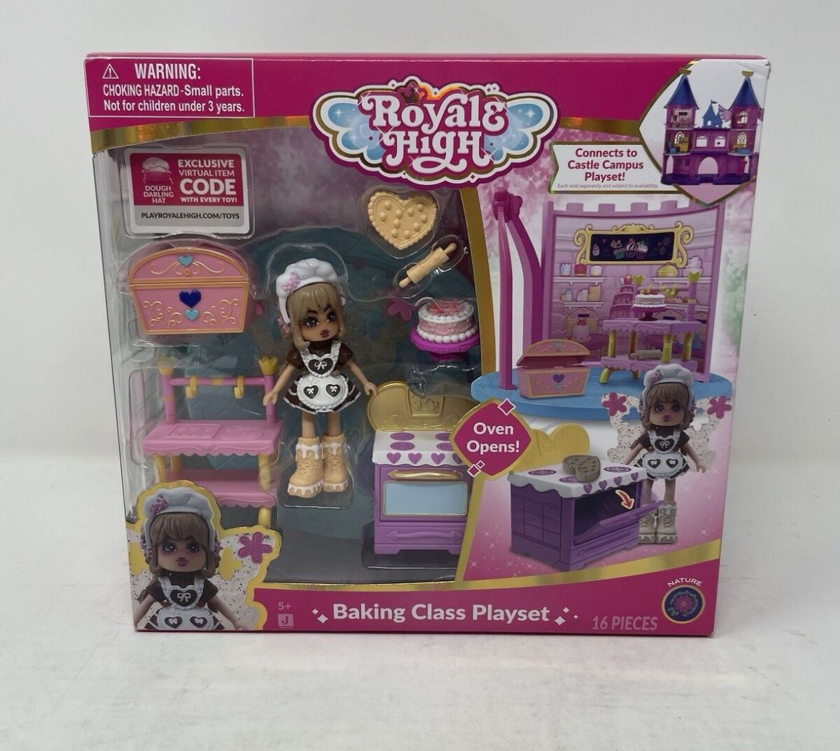 Royale High Baking Class Playset Doll With Virtual Item Code Roblox 2024